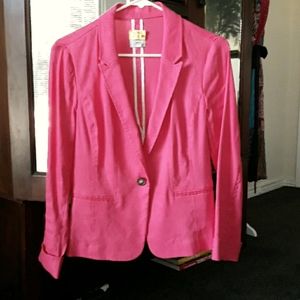 Halogen Linen blend Blazer